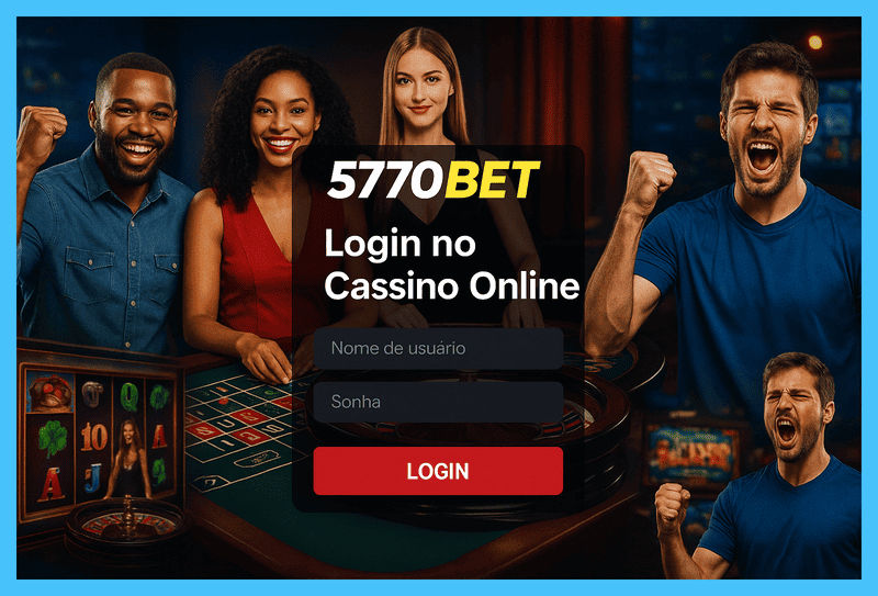 Criar uma nova Conta no plataforma 5770BET